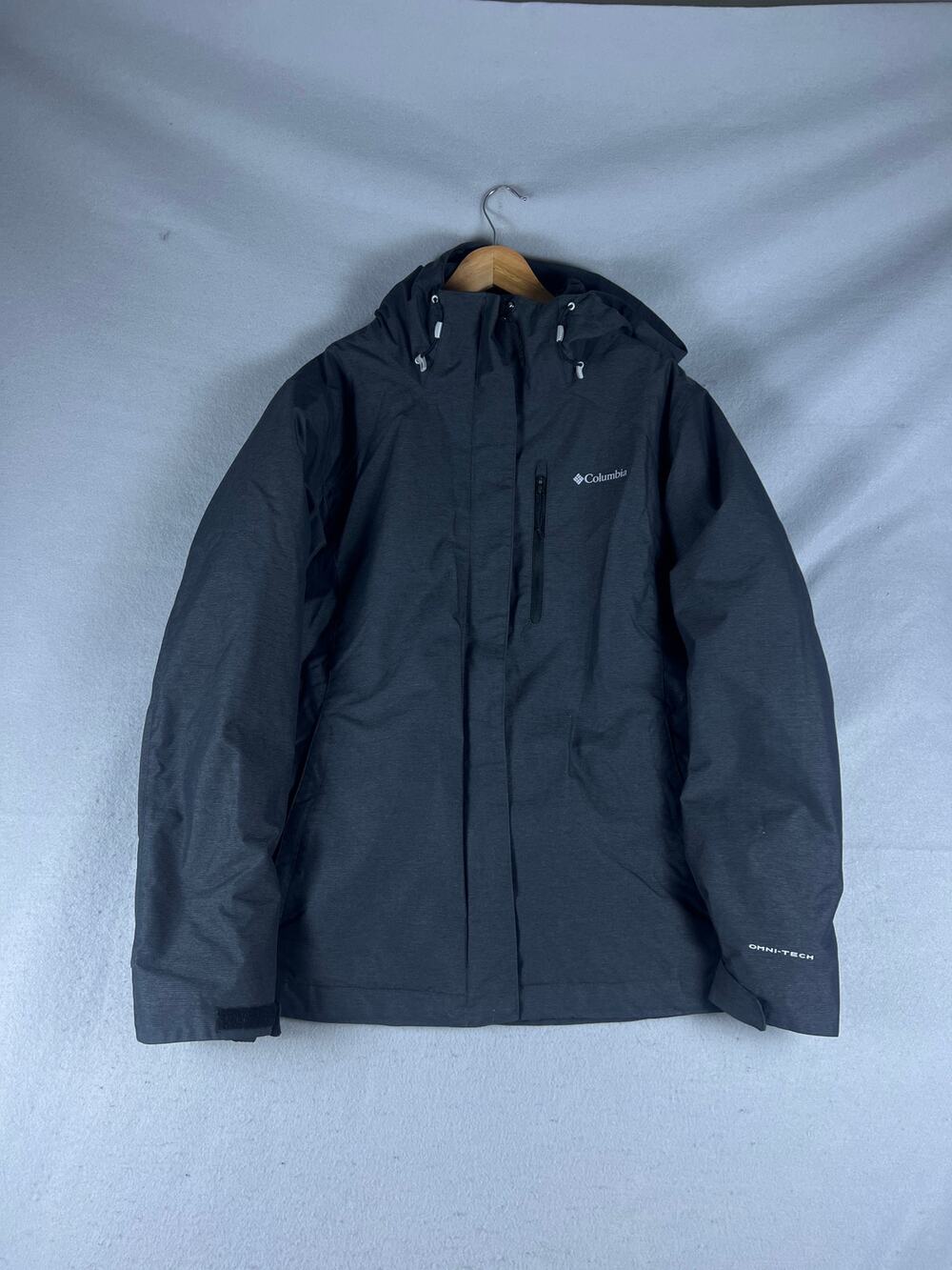 Columbia Whirlibird V Interchange Jacket Womens 2XL Black Omni-Tech Skiing Snow